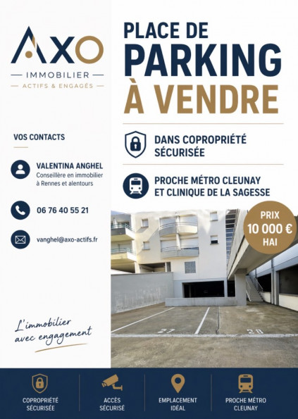 vente Parking extérieur Rennes - Photo 1