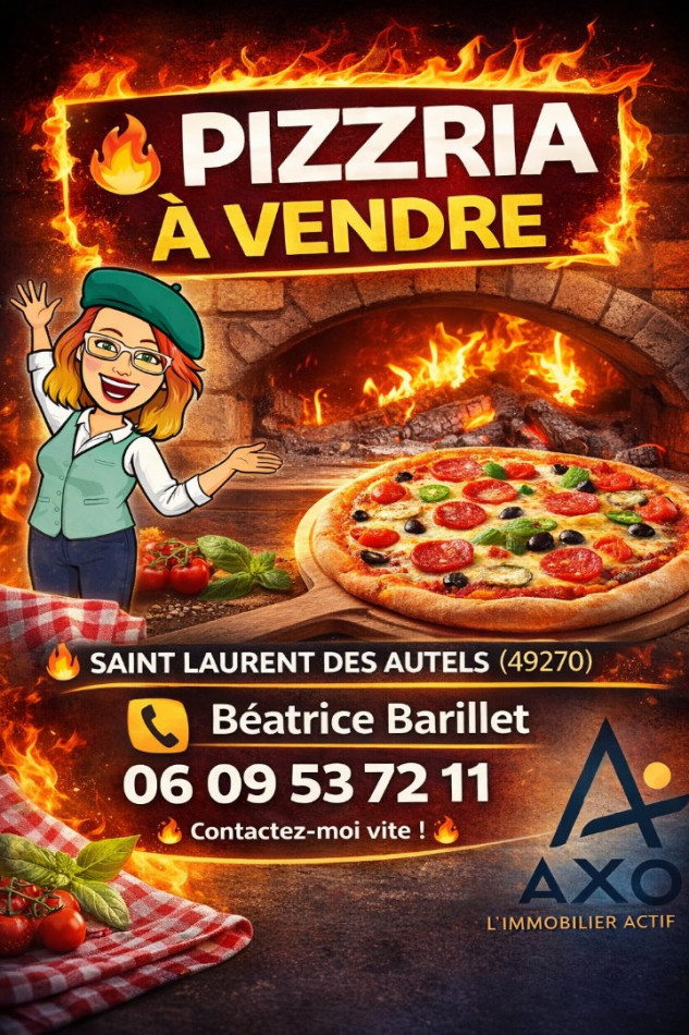vente Pizzeria snack sandwicherie saladerie fast food Saint Laurent Des Autels - Photo 1