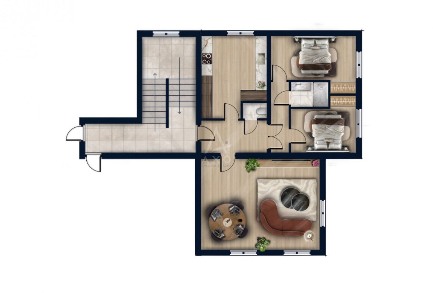 vente Appartement en rez de jardin Gorges - Photo 6