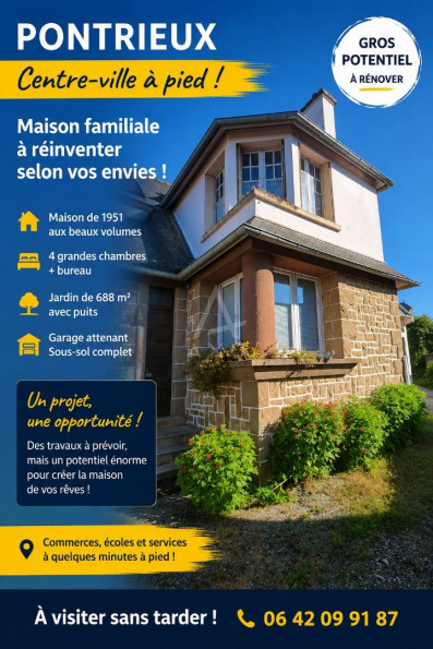 vente Maison Pontrieux - Photo 1