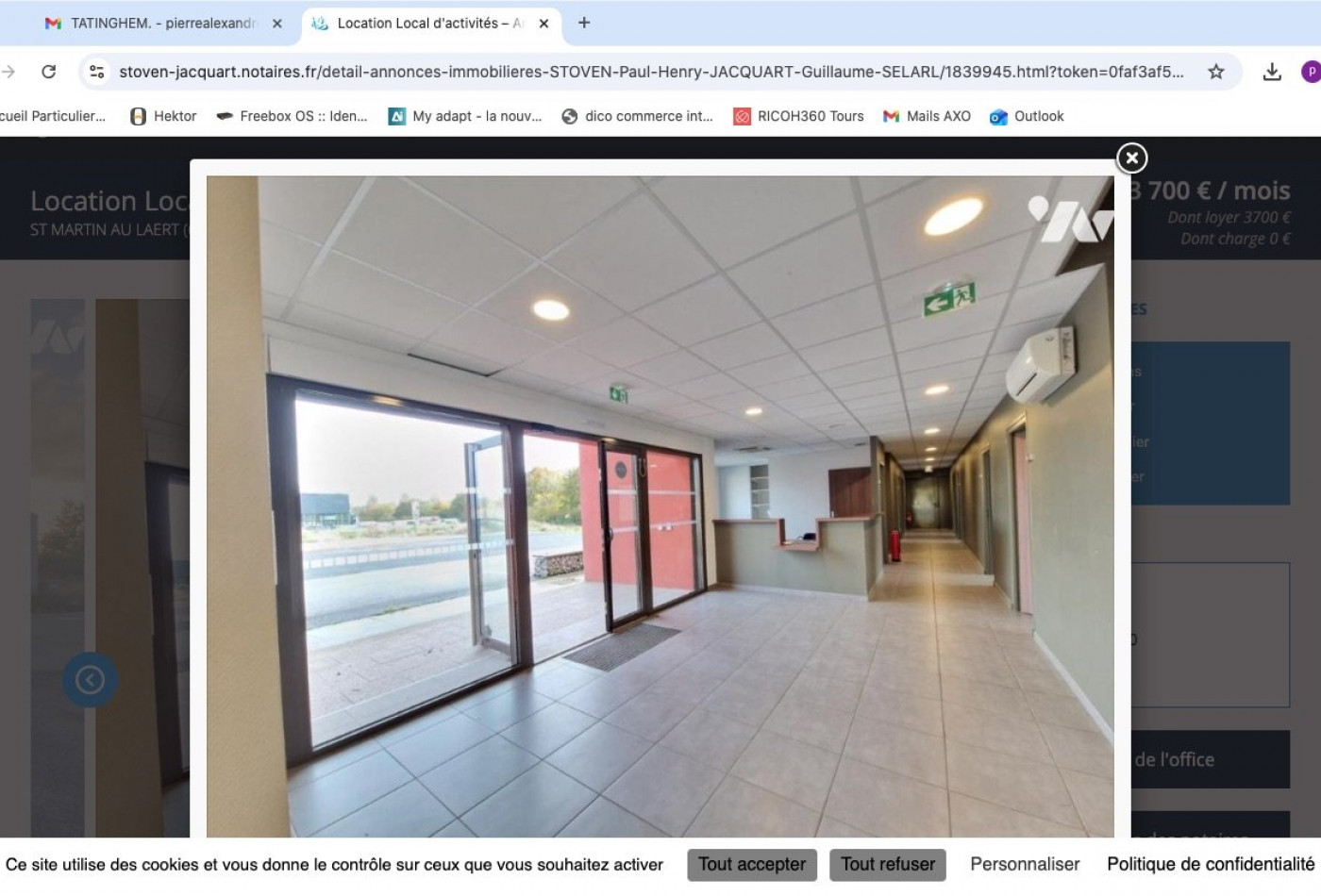 location Immeuble mixte Tatinghem - Photo 1