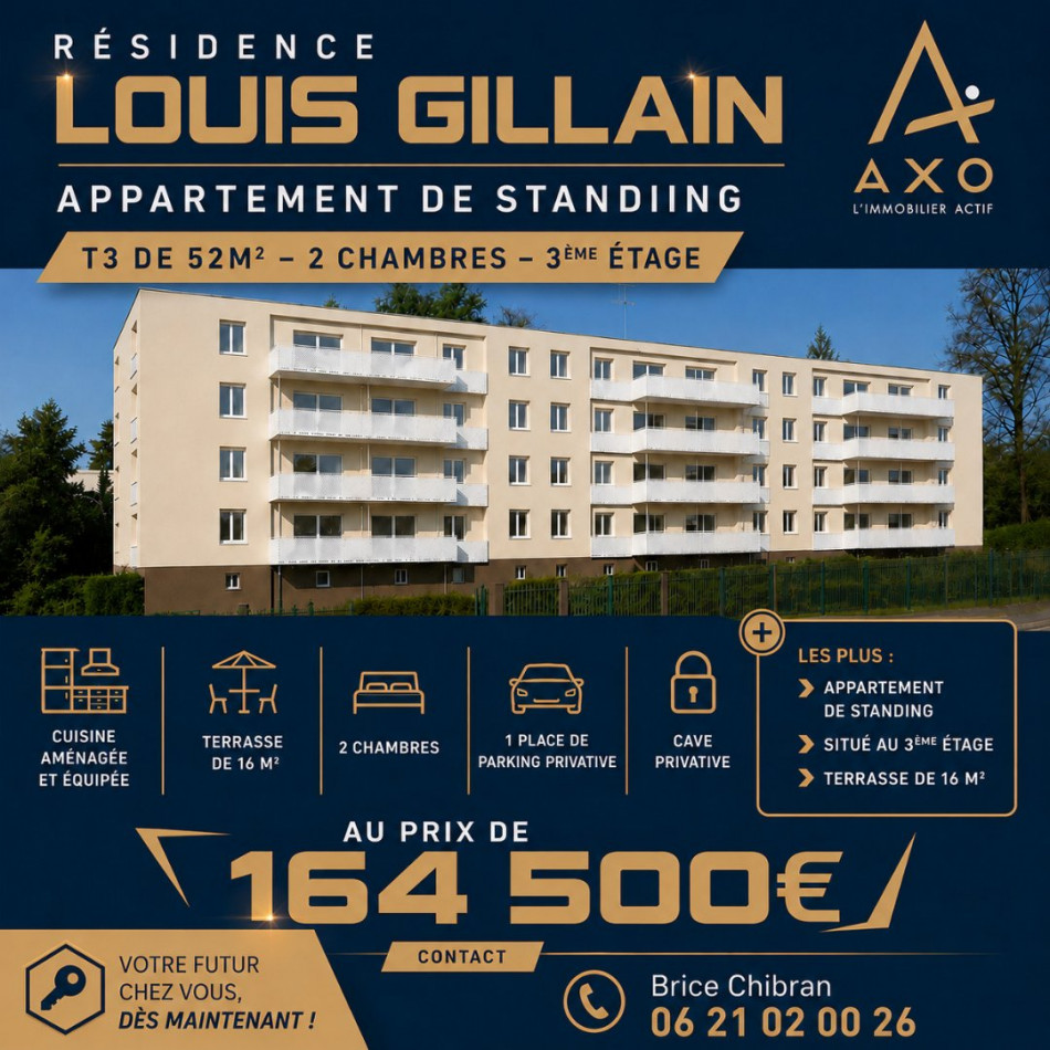 vente Appartement Bernay - Photo 1