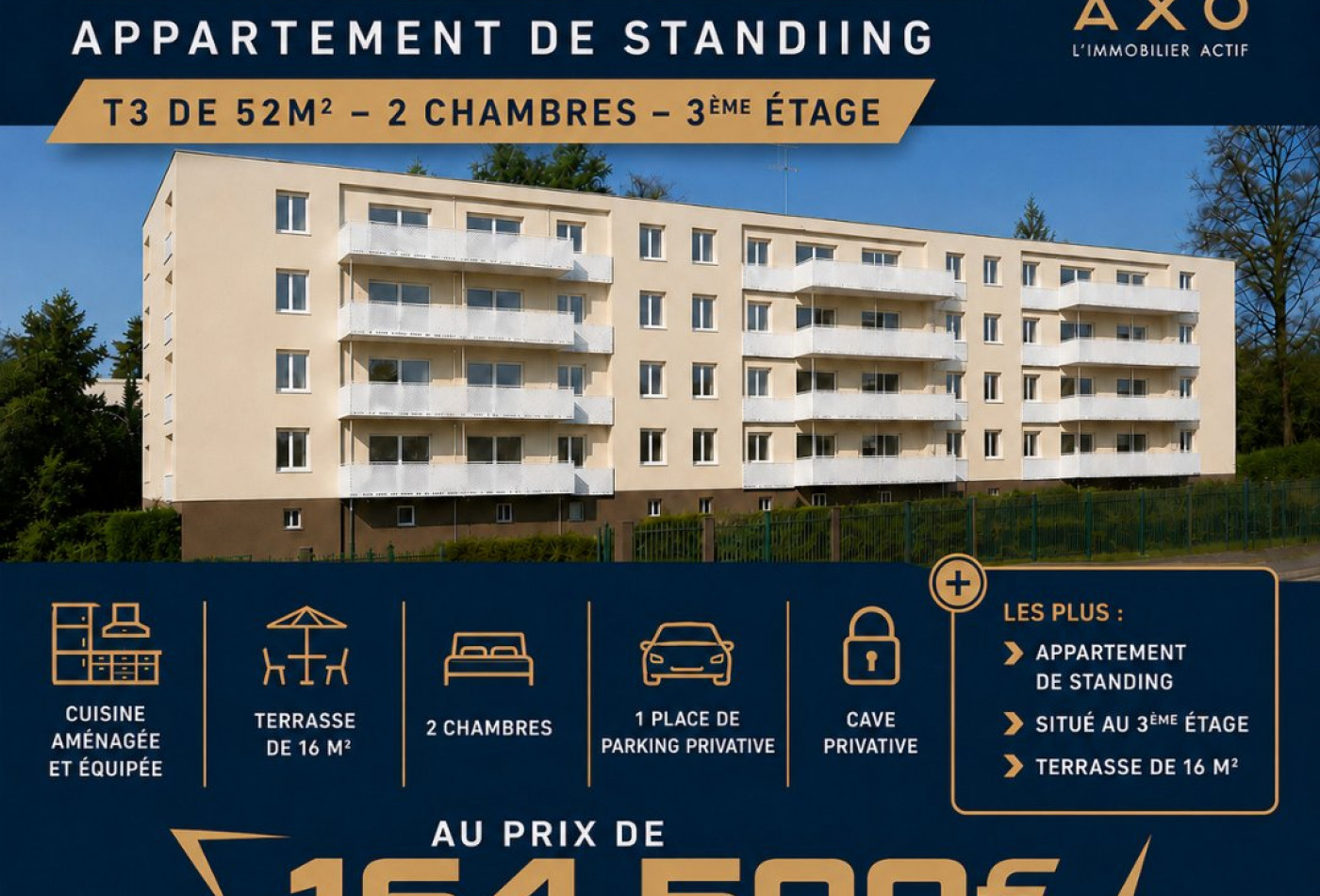 vente Appartement Bernay - Photo 1