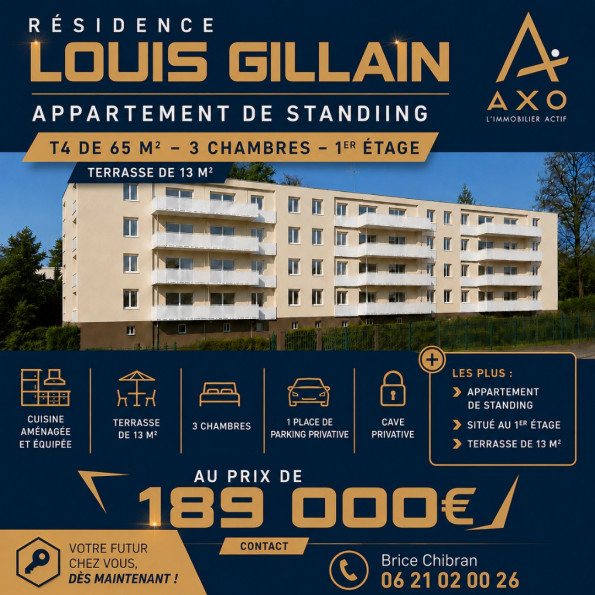 vente Appartement Bernay - Photo 1