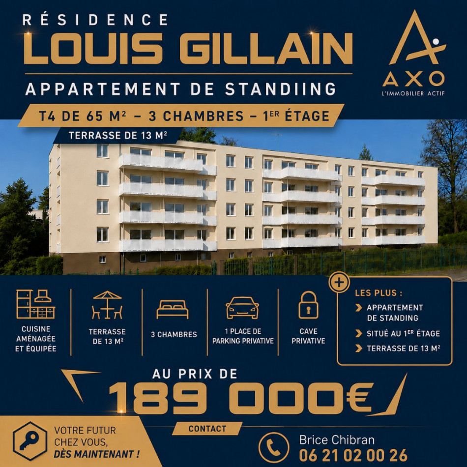 vente Appartement Bernay - Photo 1