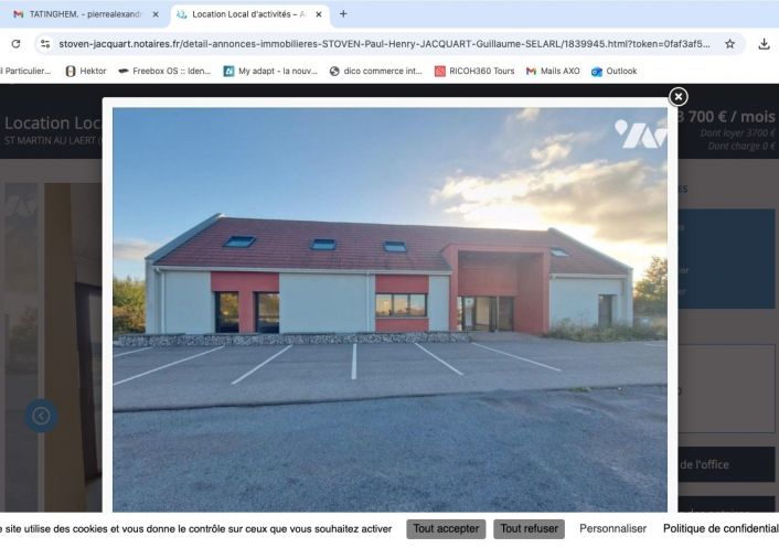 location Immeuble mixte Tatinghem