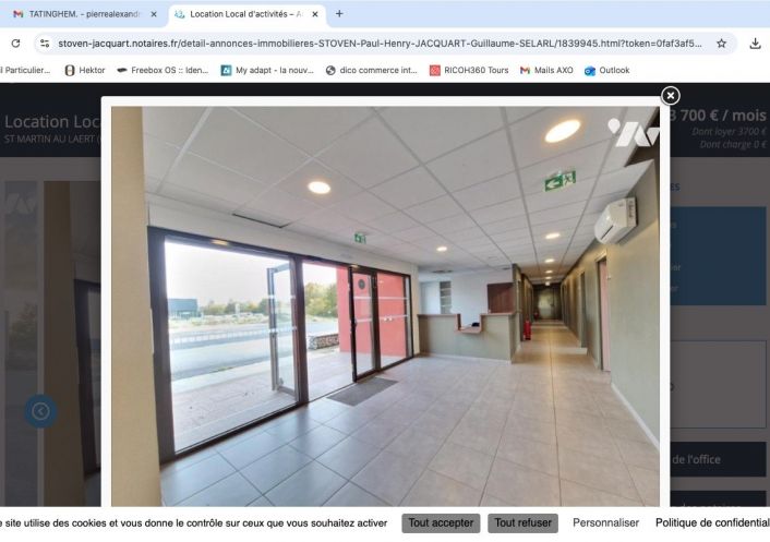 location Immeuble mixte Tatinghem