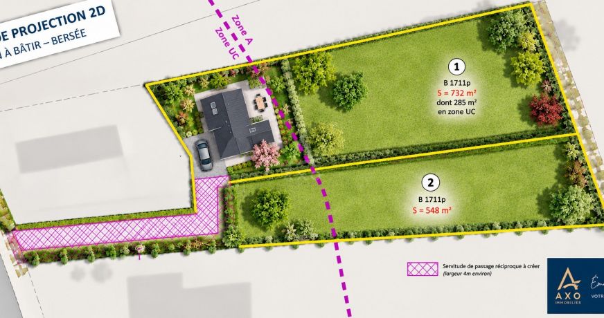 vente Terrain constructible Bersee