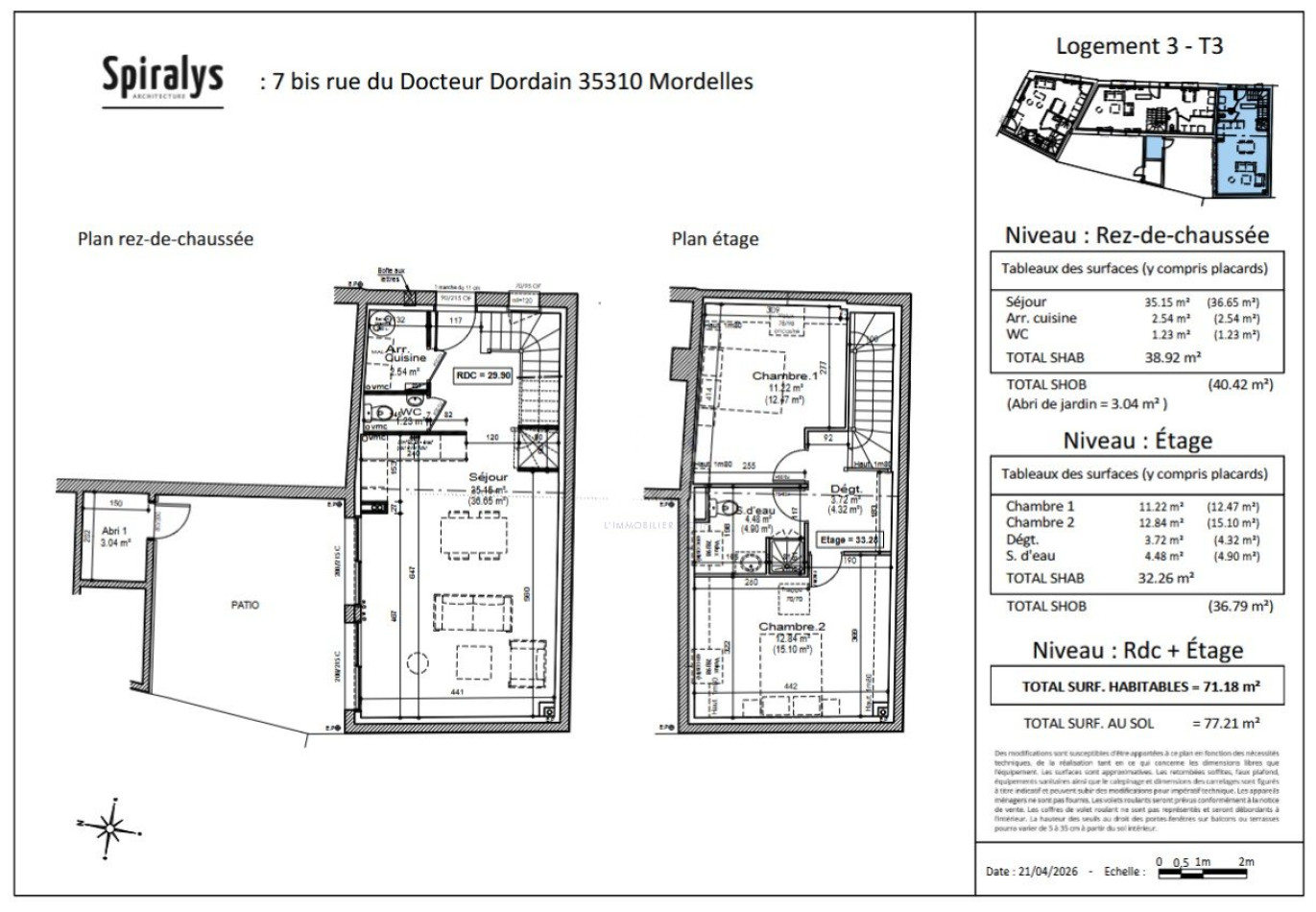 vente Maison Mordelles - Photo 3