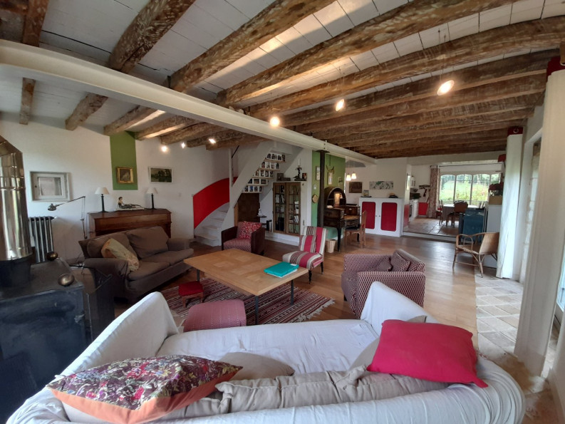 en location saisonnière Maison de campagne Coussay Les Bois - Photo 4