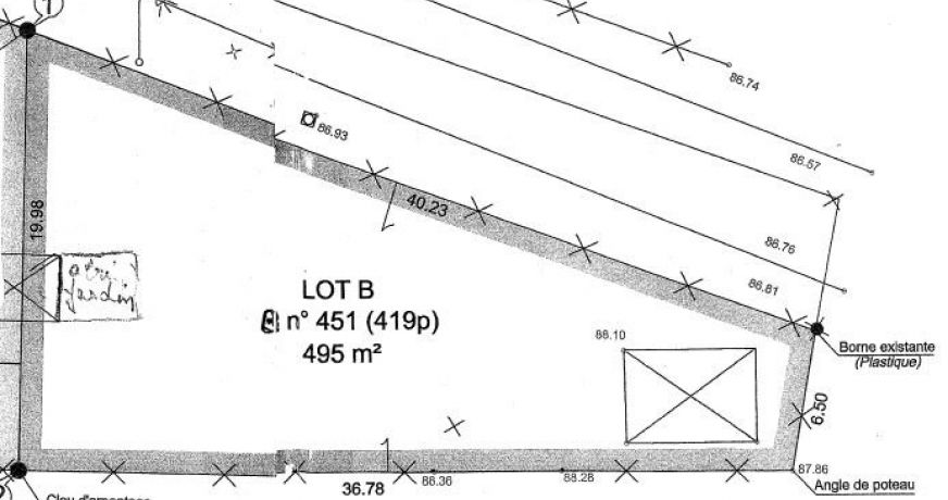 vente Terrain Souzy La Briche