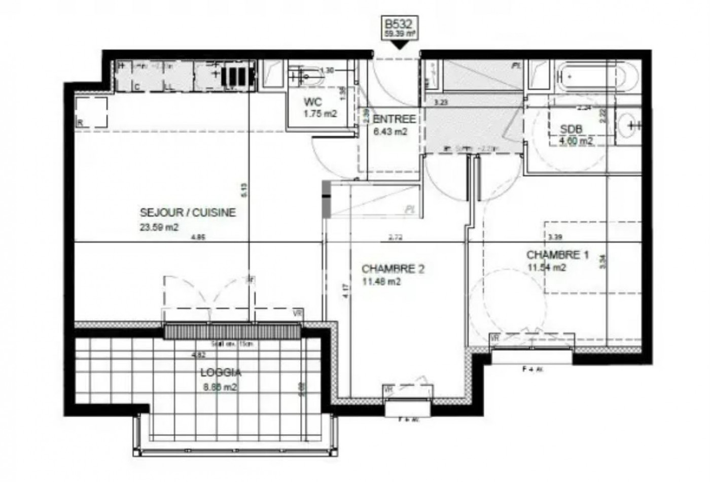 location Appartement en résidence Courbevoie - Photo 7