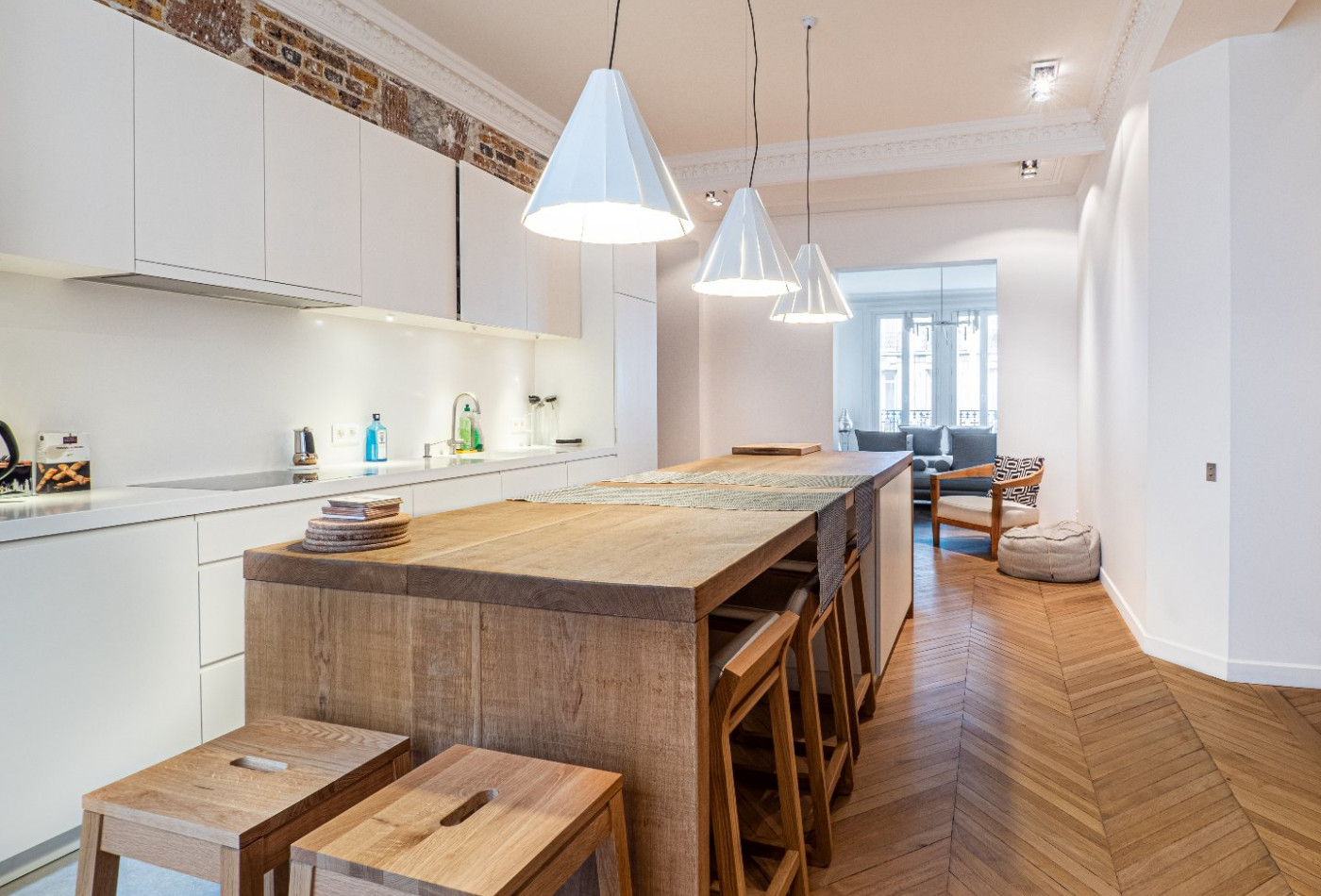 location Appartement bourgeois Paris 17eme Arrondissement - Photo 6