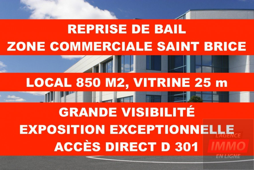 location Local commercial Saint Brice Sous Foret - Photo 1