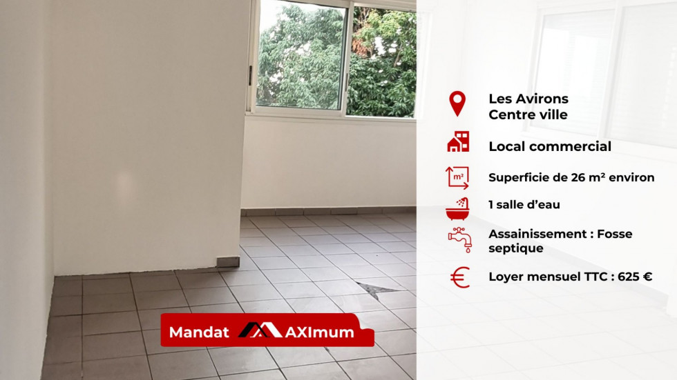 location Local commercial Les Avirons - Photo 1