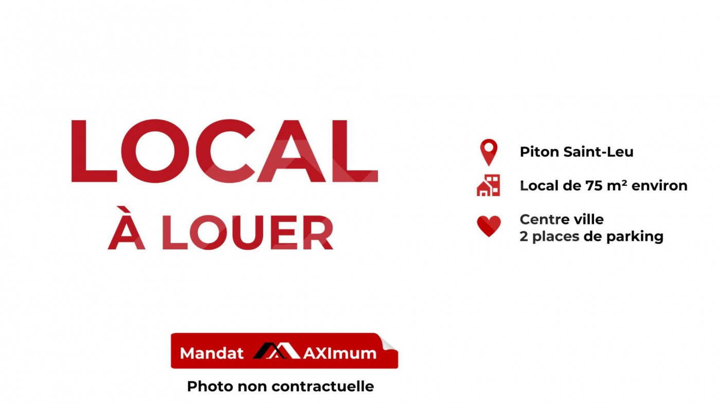 location Local commercial Piton Saint Leu