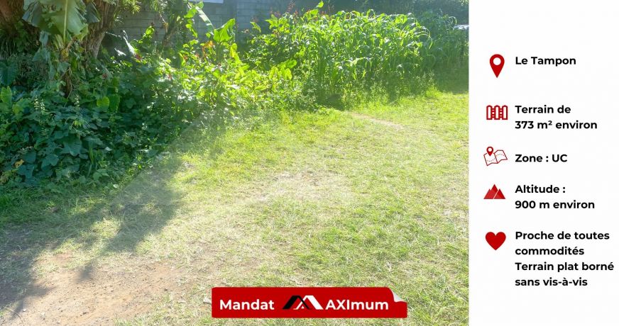 vente Terrain Le Tampon