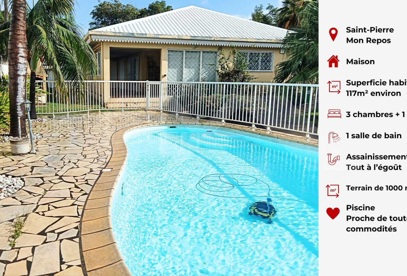 vente Maison Saint Pierre - Photo 1