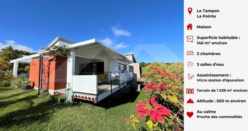 vente Maison Le Tampon