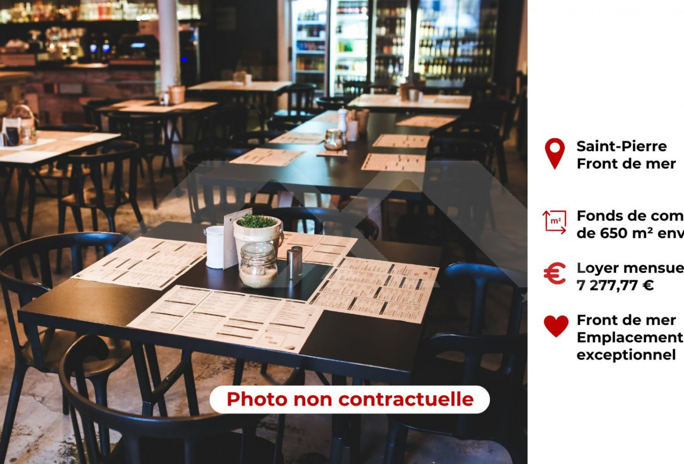 vente Restaurant Saint Pierre - Photo 1