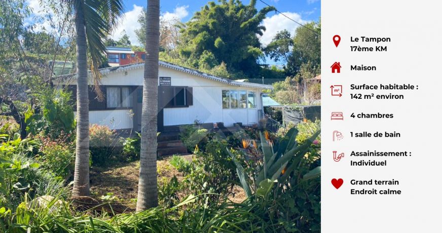 vente Maison Le Tampon