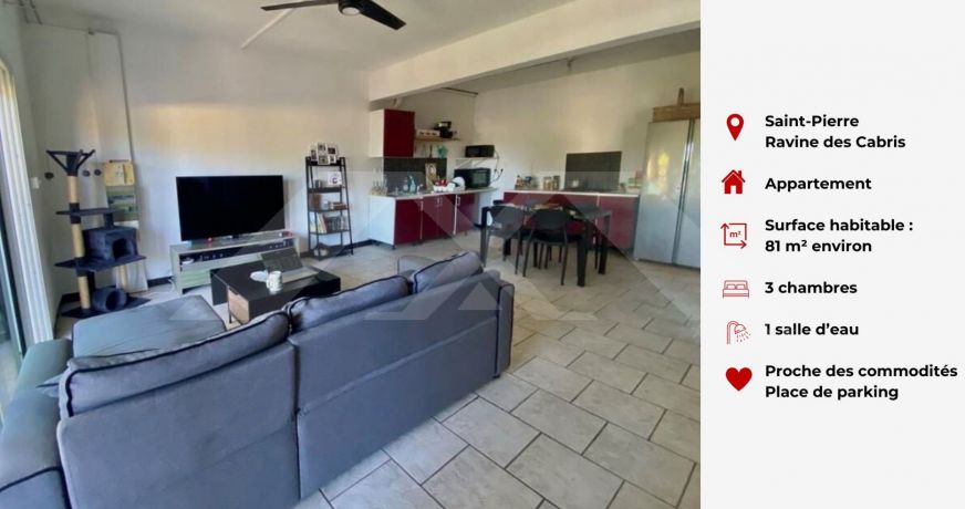 vente Appartement Ravine Des Cabris