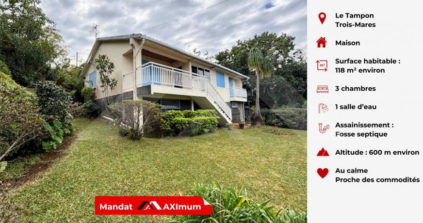 vente Maison Le Tampon