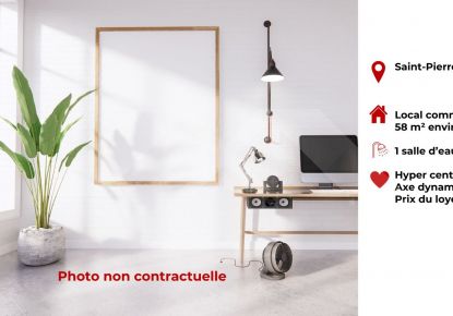 location Local commercial Saint Pierre