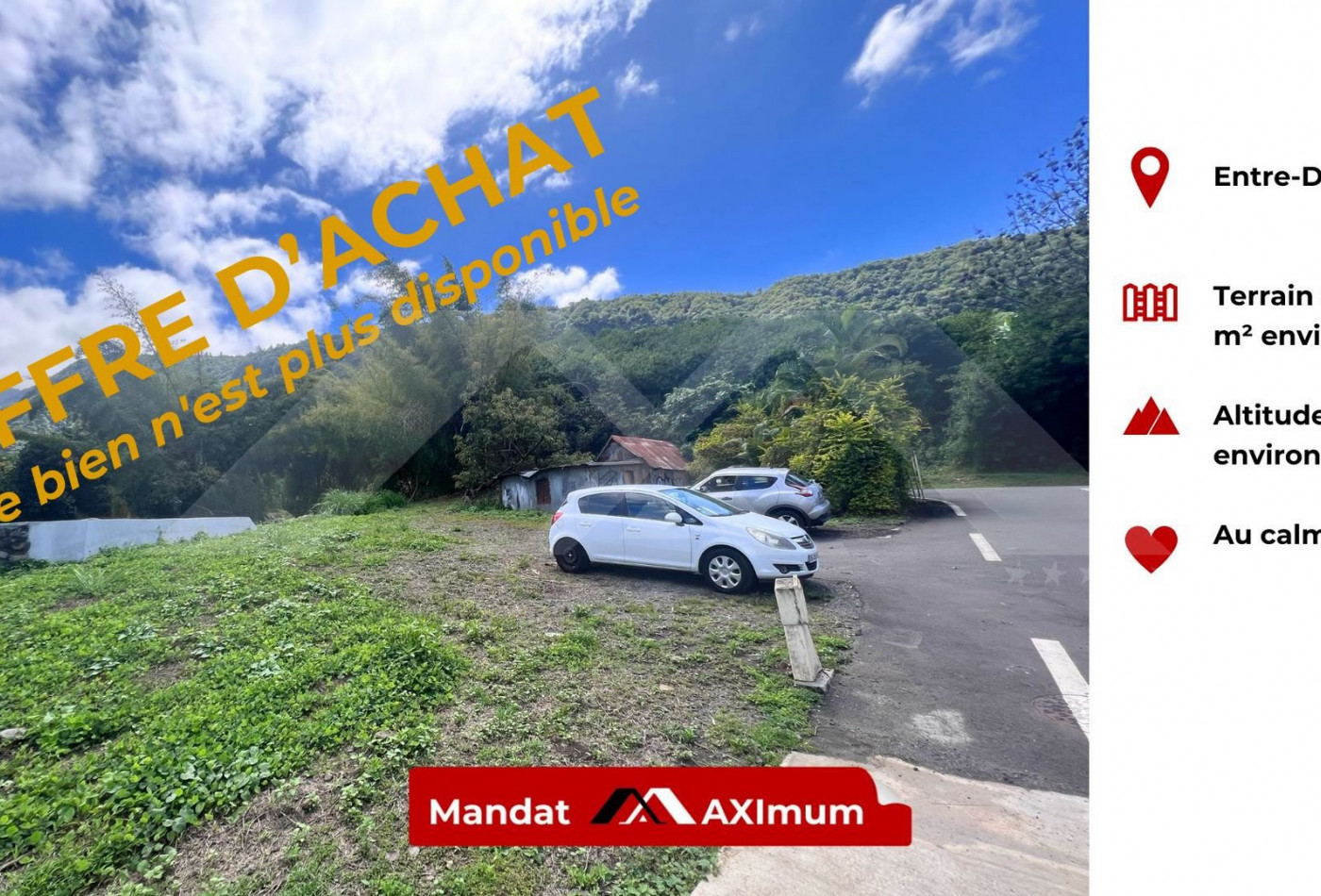 vente Terrain Entre Deux - Photo 1