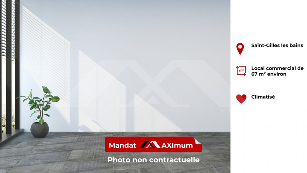 location Local commercial Saint Gilles Les Bains - Photo 1