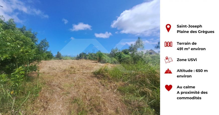 vente Terrain Saint Joseph