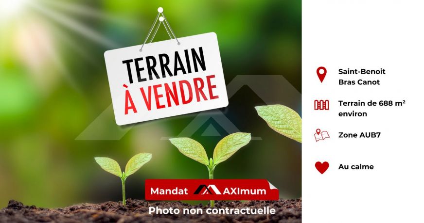 vente Terrain Saint Benoit