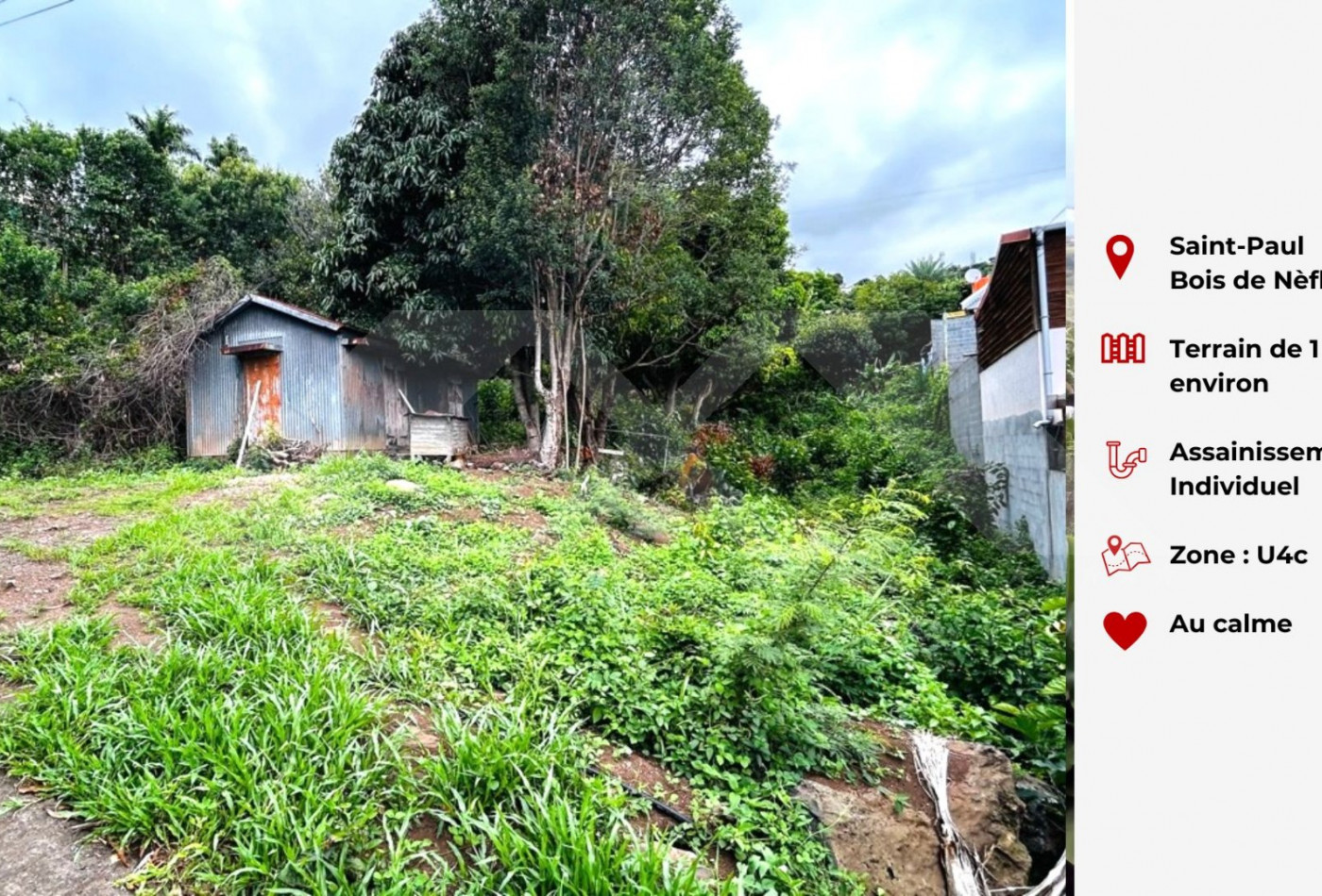 vente Terrain Bois De Nefles Saint Paul - Photo 1