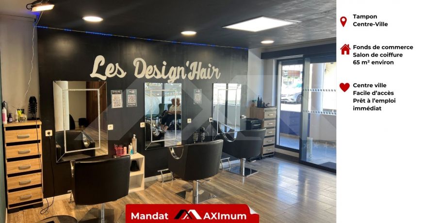vente Salon de coiffure Le Tampon