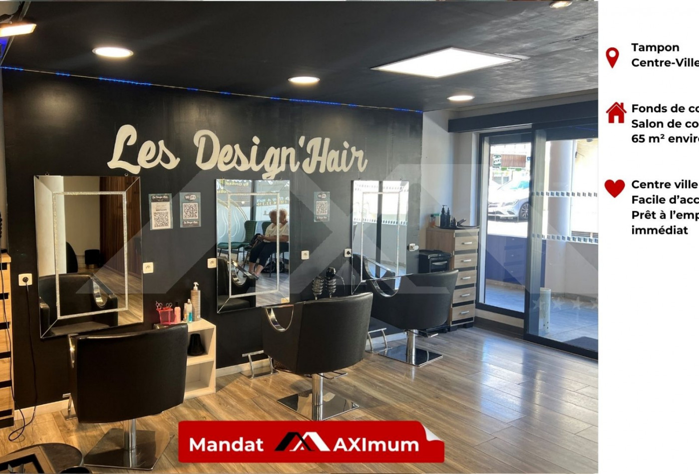 vente Salon de coiffure Le Tampon - Photo 1