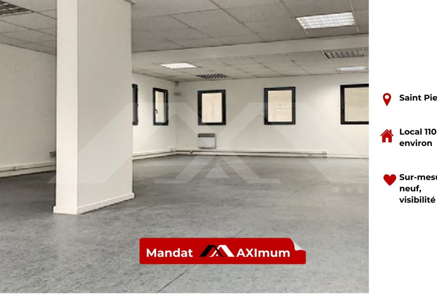 location Local commercial Saint Pierre - Photo 1