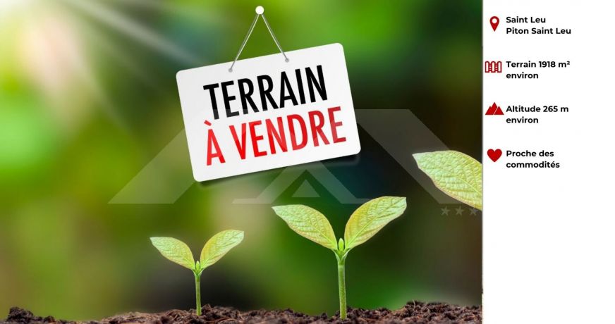 vente Terrain Le Piton Saint Leu
