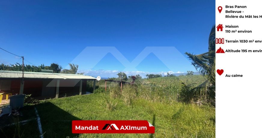 vente Maison Bras Panon