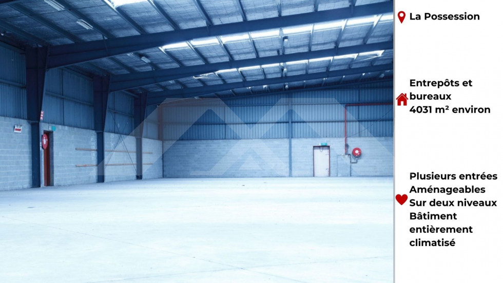 location Entrepots et bureaux La Possession - Photo 1