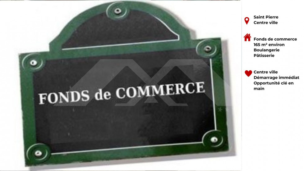 vente Boulangerie pâtisserie Saint Pierre - Photo 1