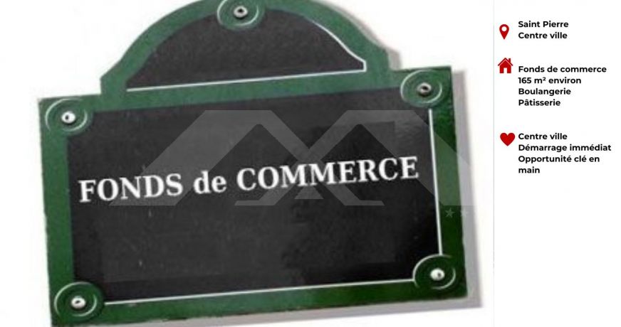 vente Boulangerie pâtisserie Saint Pierre