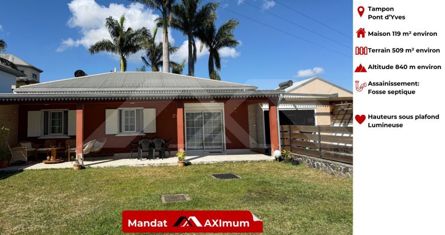 vente Maison Le Tampon