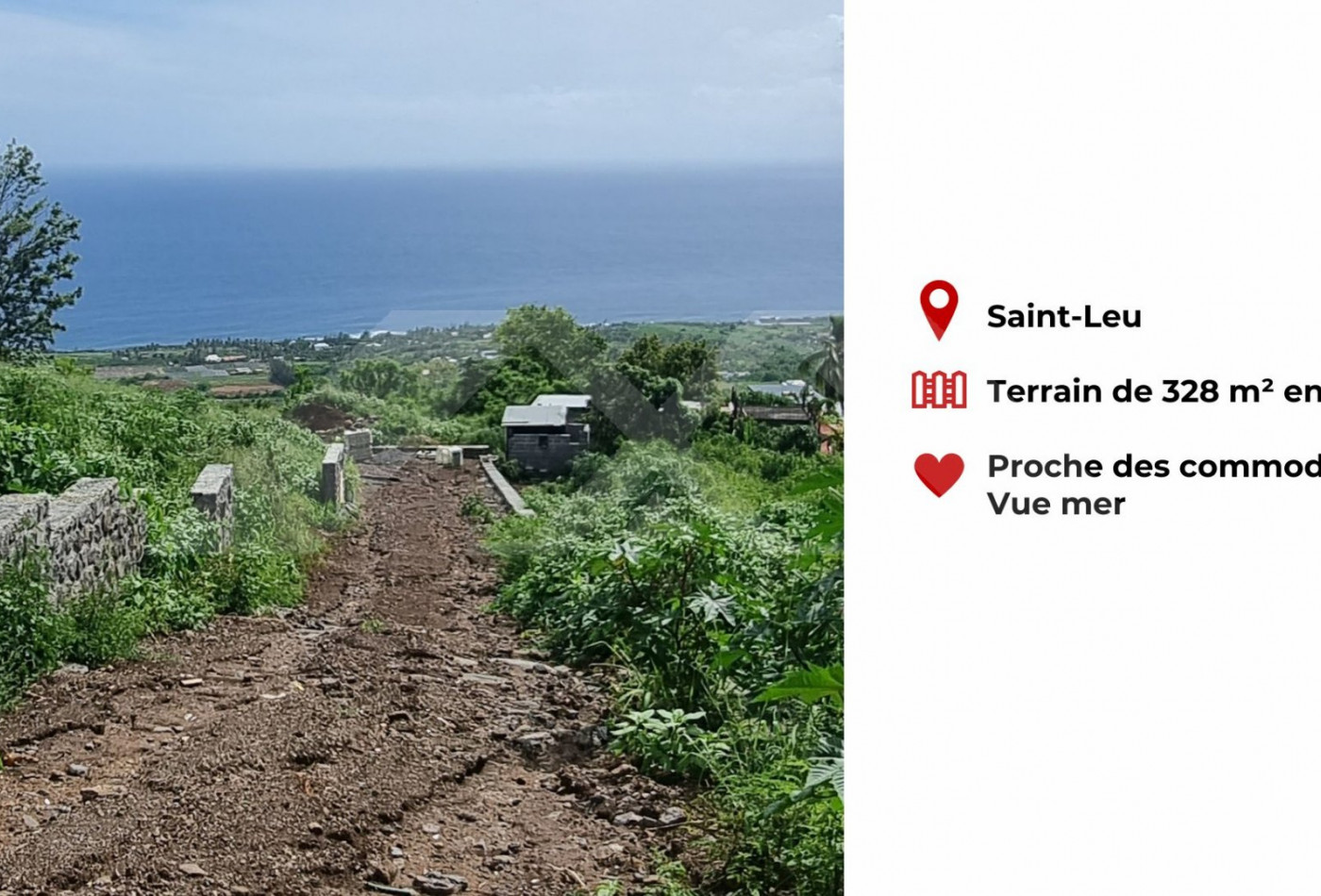 vente Terrain Saint Leu - Photo 1