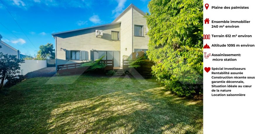 vente Immeuble La Plaine Des Palmistes
