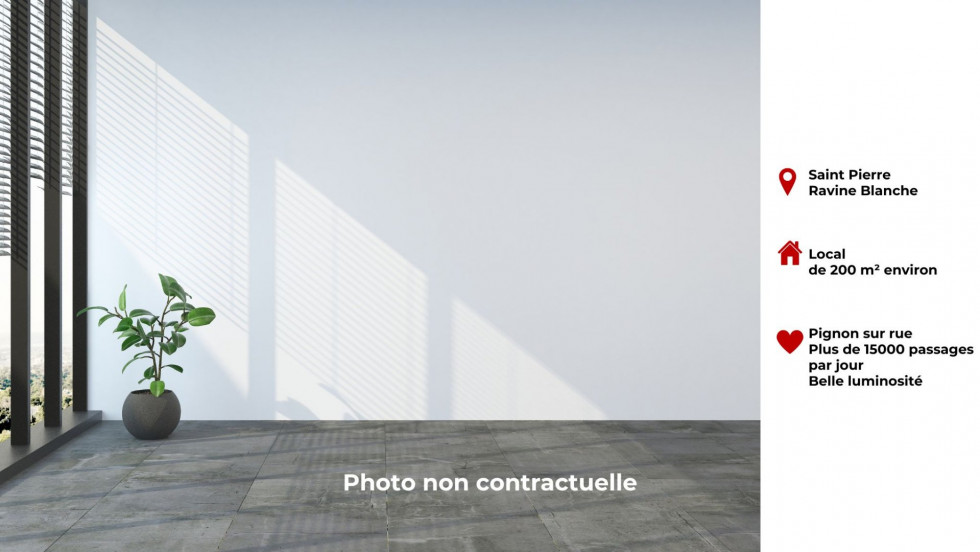 location Local commercial Saint Pierre - Photo 1