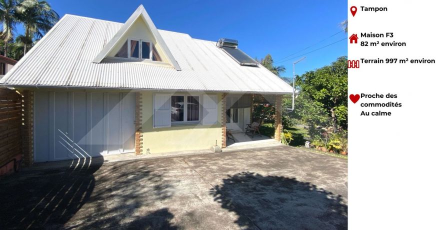 vente Maison Le Tampon