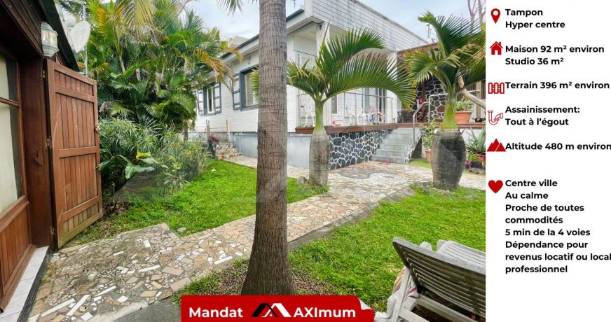 vente Maison Le Tampon