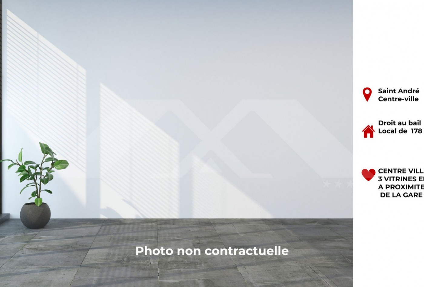 vente Local commercial Saint Andre - Photo 1