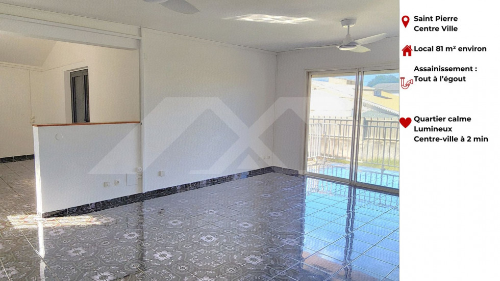 location Local commercial Saint Pierre - Photo 1