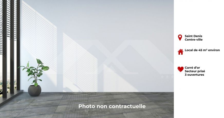 vente Local commercial Saint Denis